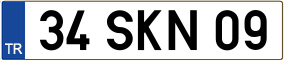 Truck License Plate